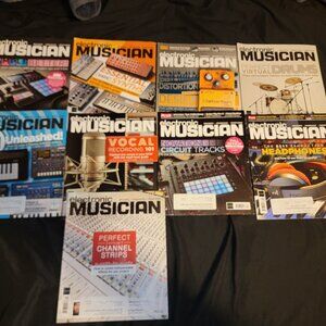 Lot of 9 Electronic Musician Magazine 2021 Stereo Audio DJ Techno Mixer Good